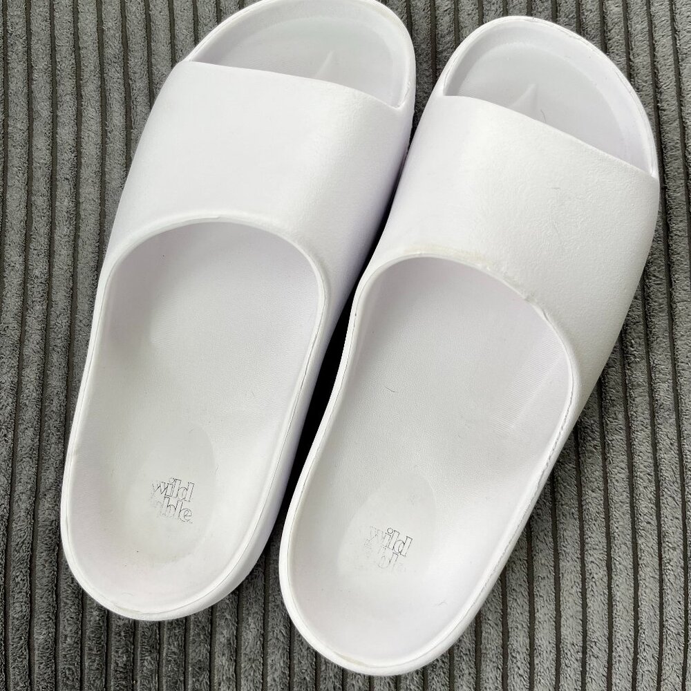 Target Women's Izzy Platform Sandals - Wild Fable™ White 6/7